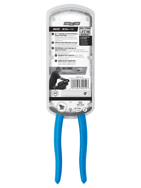 368 8.5-inch XLT™ Round Nose Linemen's Pliers