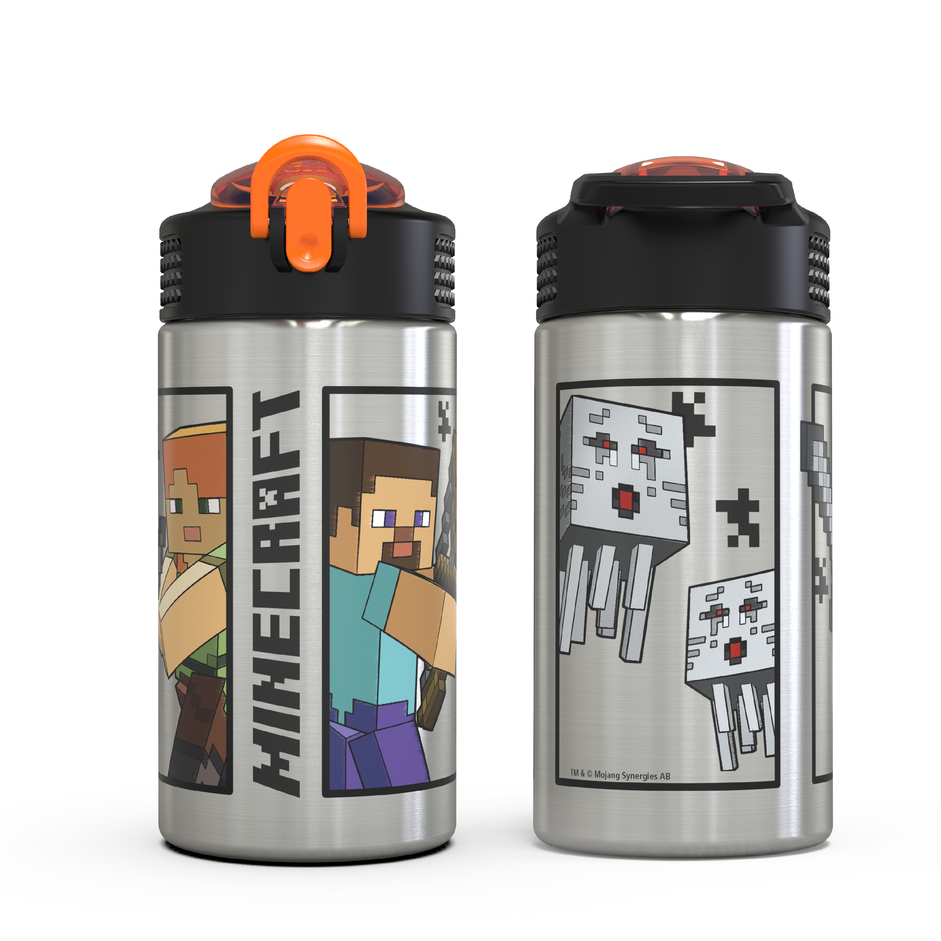 Minecraft 15.5 ounce Water Bottle, Steve and Alex slideshow image 9 Minecraft 15.5 ounce Water Bottle, Steve and Alex slideshow image 9