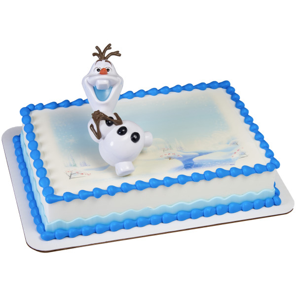 Frozen Olaf Chillin' PhotoCake® Edible Image® DecoSet® Background