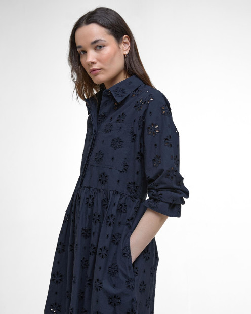 Abito midi in pizzo sangallo Melissa 