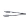 12-inch economy stainless steel utility tongs