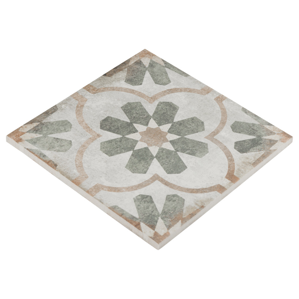 D’Anticatto Decor Florence 8-3/4 in. x 8-3/4 in. Porcelain Floor and Wall Tile