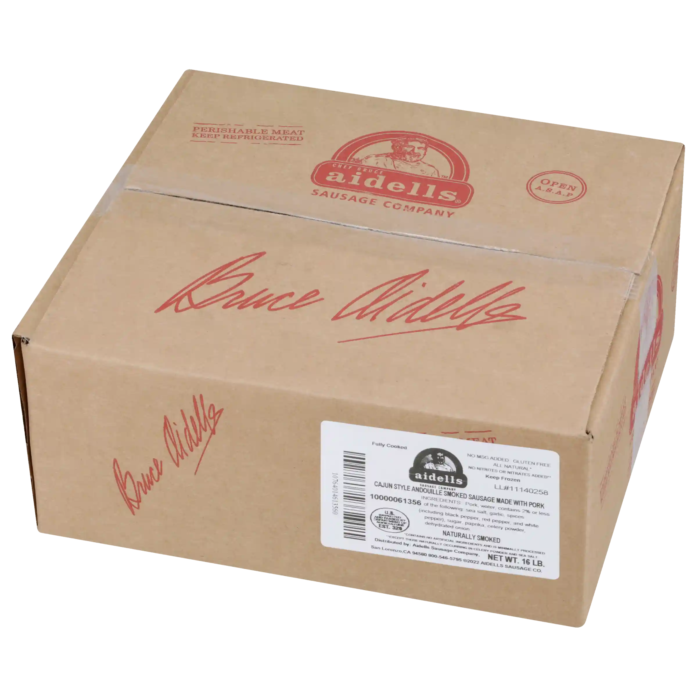 Aidells® Fully Cooked Smoked Cajun-Style Andouille Pork Sausage, 2 oz,_image_5