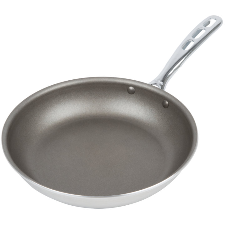 10-inch Wear-Ever® aluminum frying pan with PowerCoat2™ nonstick coating and plated TriVent handle
