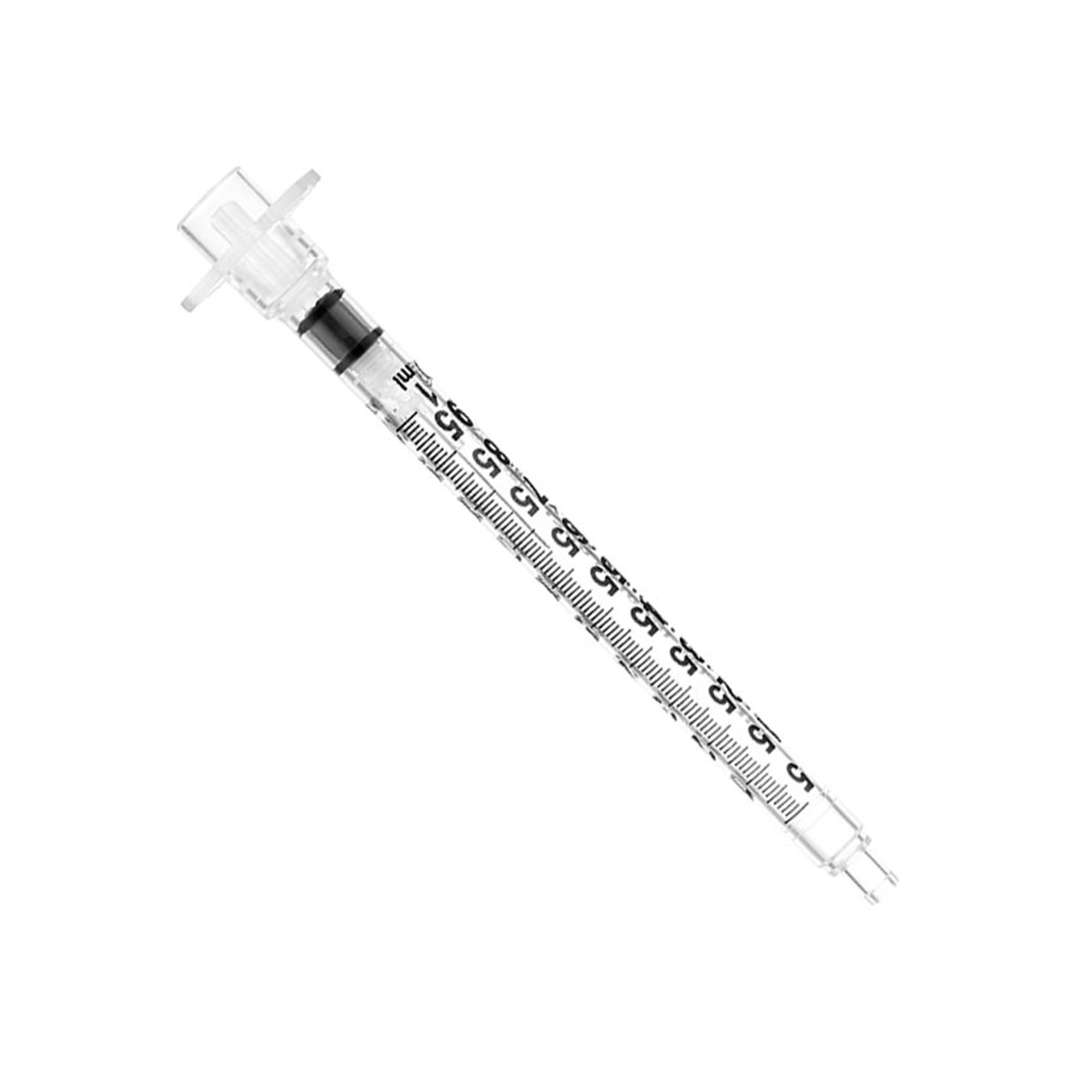 Sol-Care™ 1 mL Insulin Syringe with Needle, 29 Gauge, 1/2 Inch Needle Length