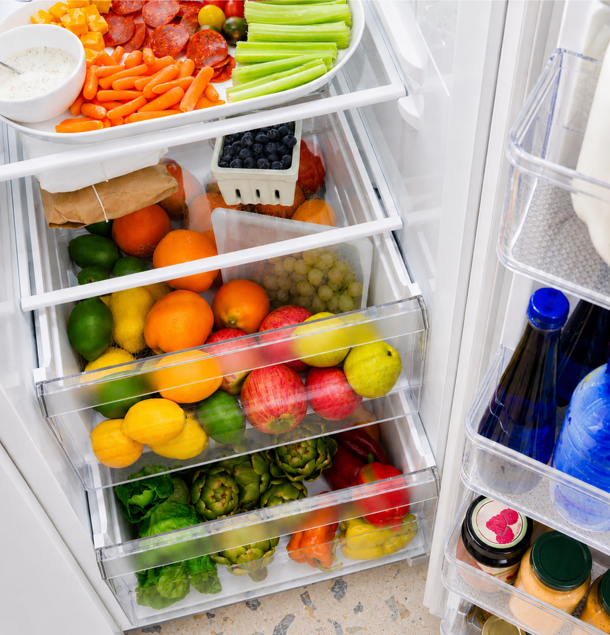 Two Fresh Food Storage Drawers