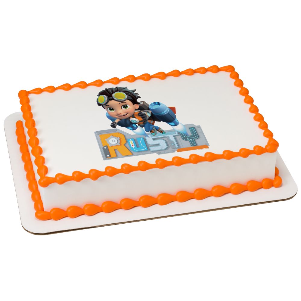Image Cake Rusty Rivets™ Let's Get To Work!