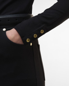 Maglia a spalle scoperte Juliana Black