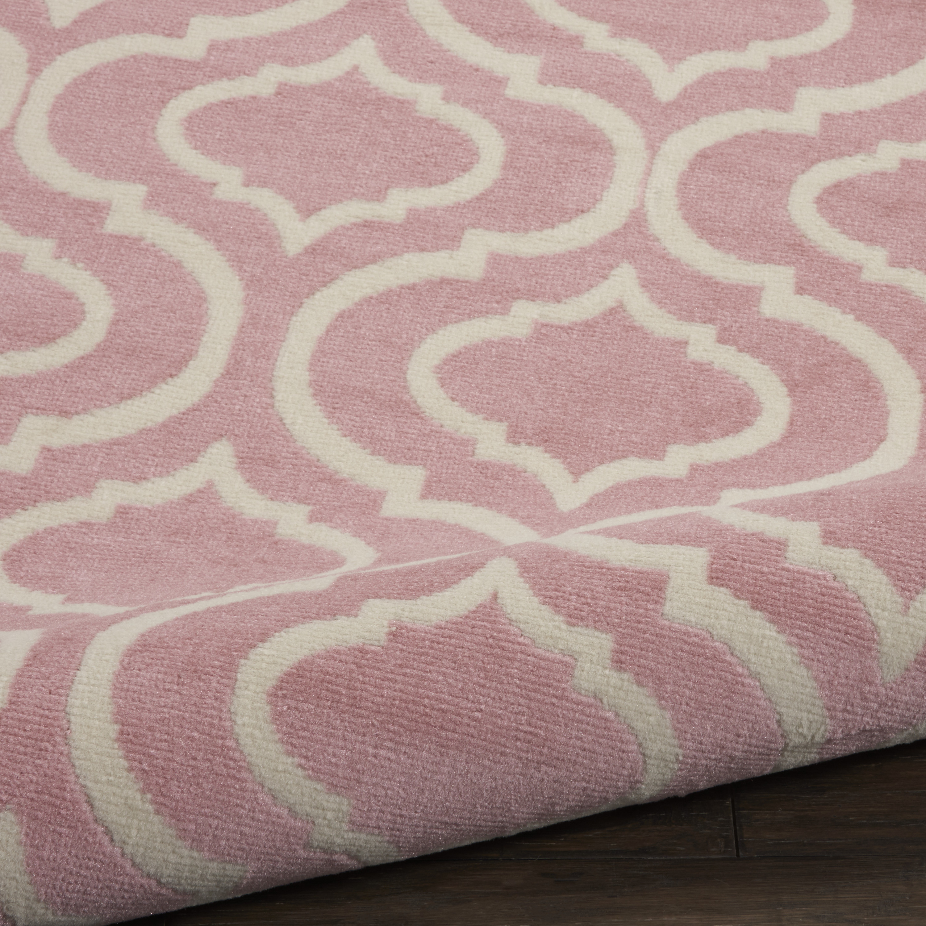 Nourison Jubilant 8' x Round Pink Contemporary Indoor Rug
