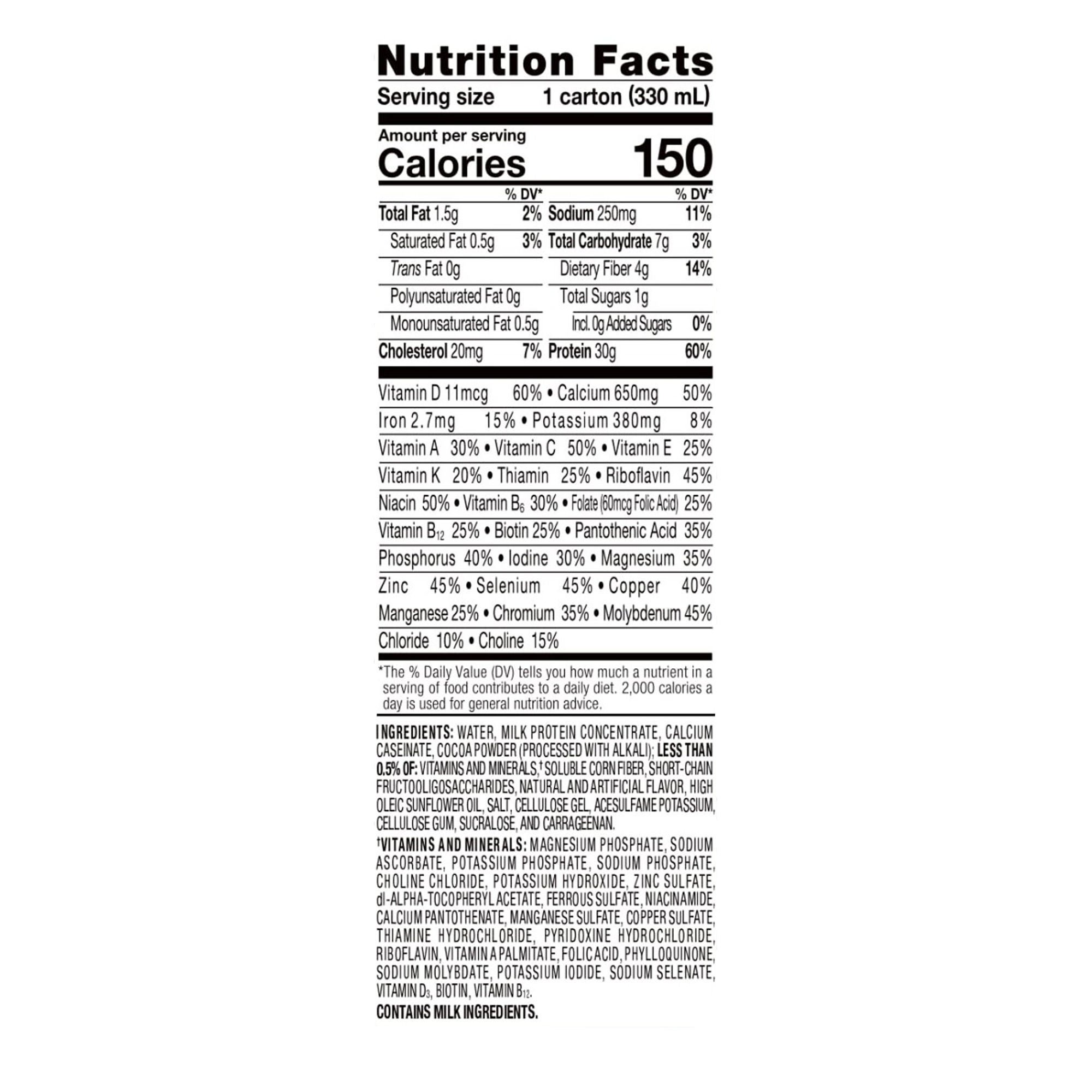 Ensure® Max Protein Nutrition Shake, Chocolate, 11-ounce carton
