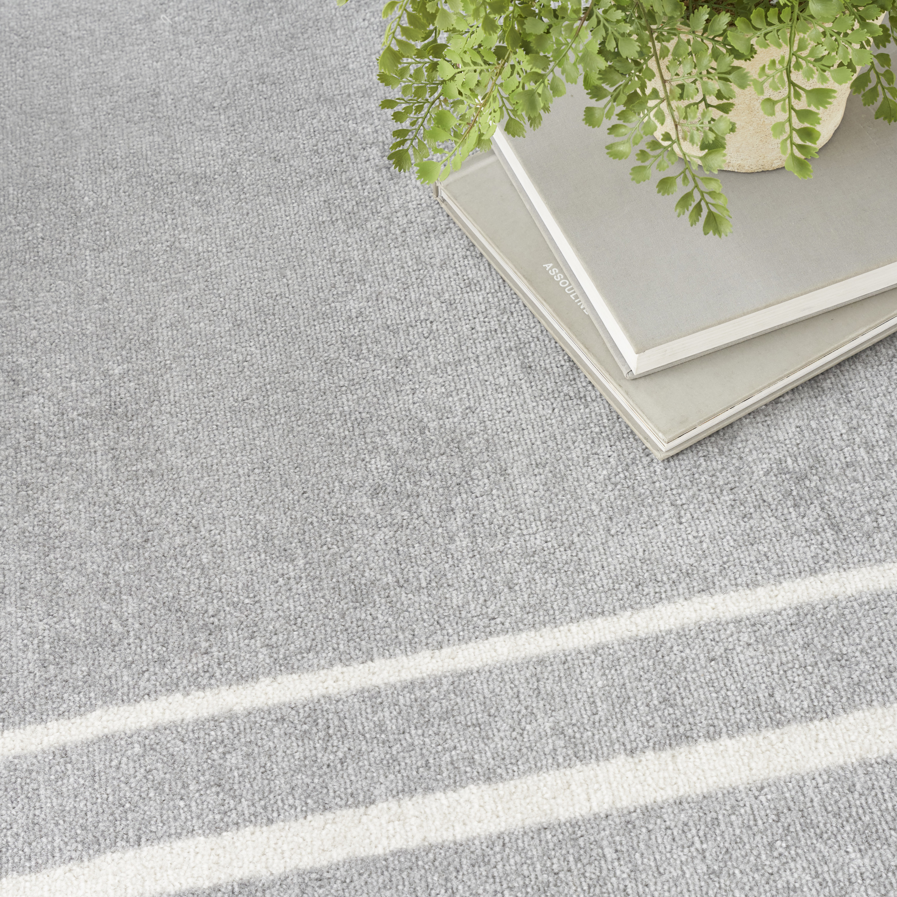 Nourison Nourison Essentials 6' x 9' Grey Ivory Contemporary Rug