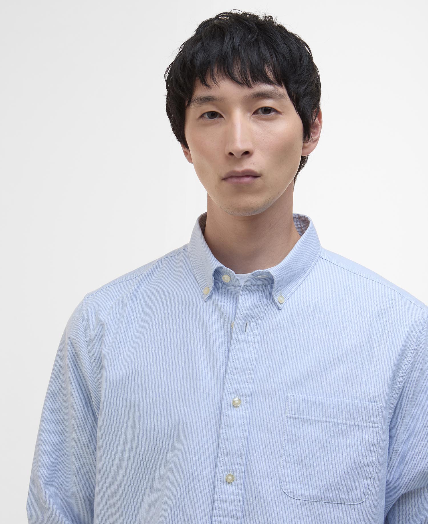 Camicia Oxford oversize a righe Dunand image number 3