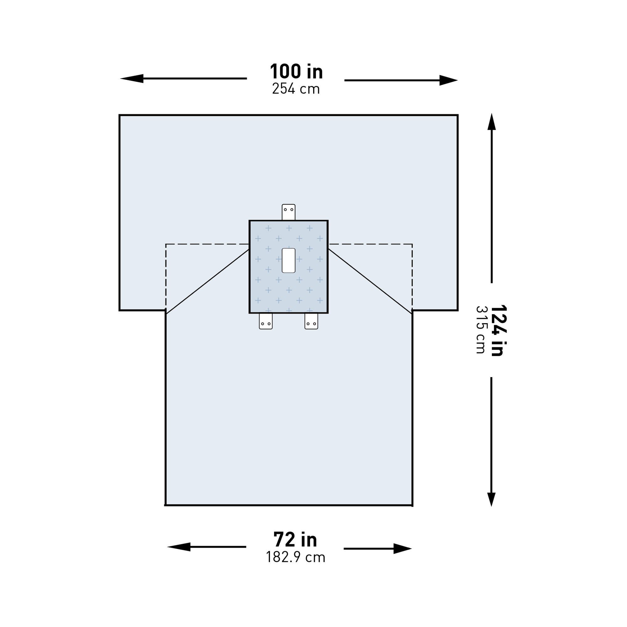 McKesson Sterile Pediatric Laparotomy Drape, 100 x 72 x 124 Inch