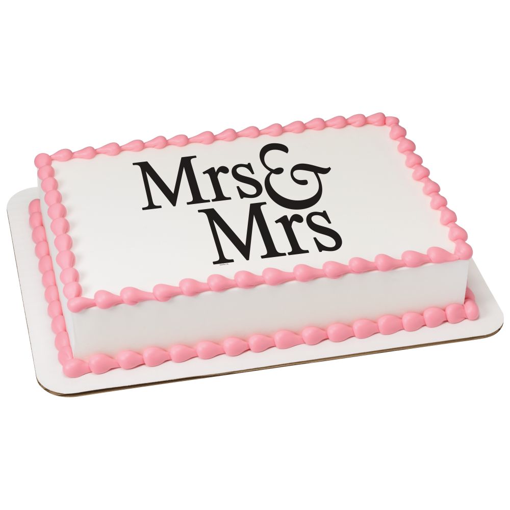 Image Cake Mrs. & Mrs.