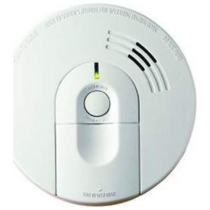 Hardwired Inter Connectable Smoke Alarm with Battery Backup, White, 120V