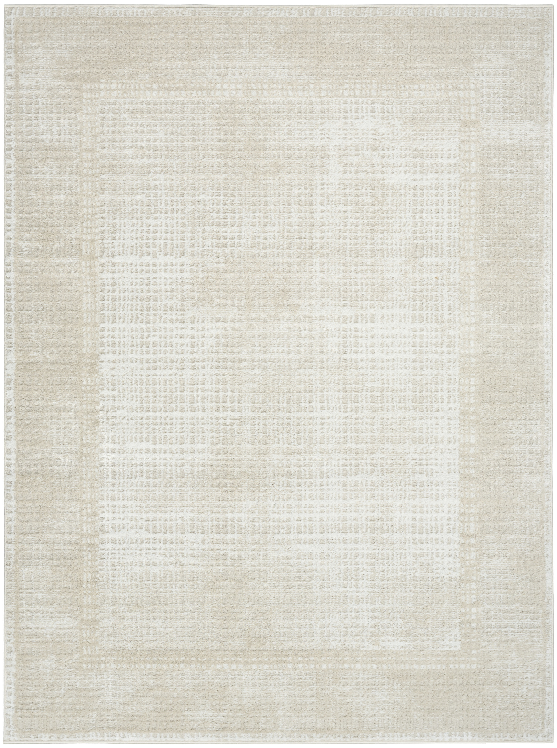 Nourison Dekor 4' x 6' Beige Modern Indoor Rug