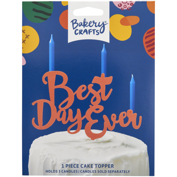 Best Day Ever Assortment Plastic Candle Holder