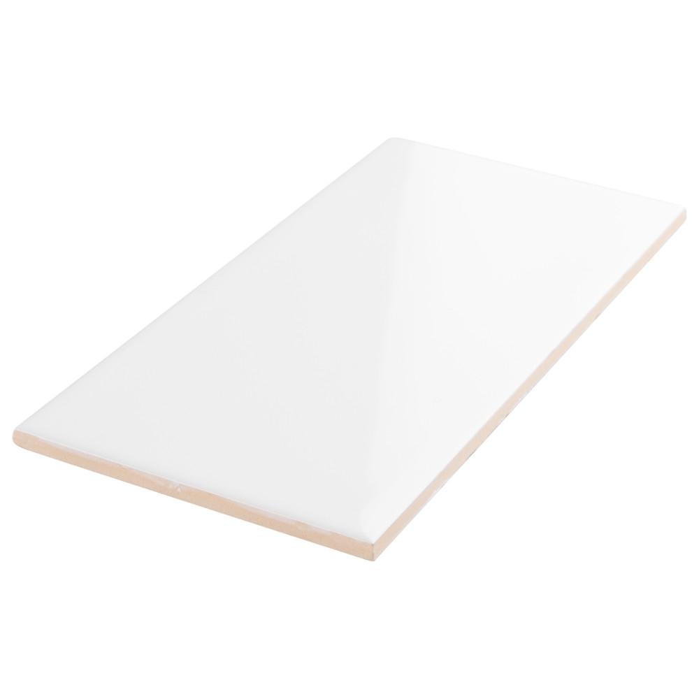 Projectos Urban Glossy White 3-7/8 in. x 7-3/4 in. Ceramic Wall Tile