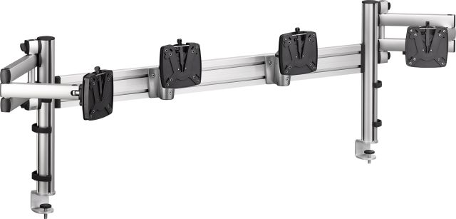 Novus TSS Control Center is designed for easy alignment of four monitors for comfortable side-by-side viewing.