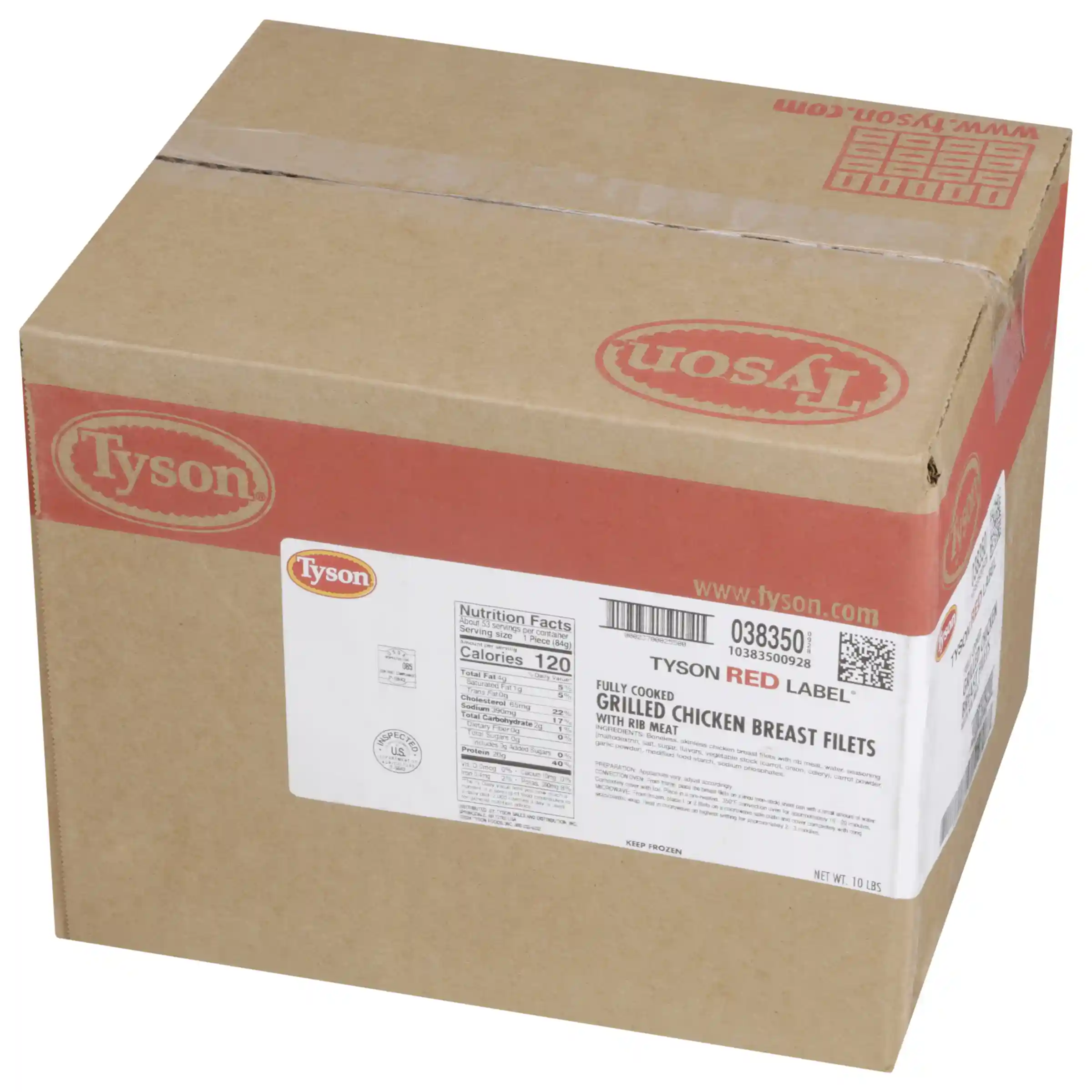 Tyson Red Label® Fully Cooked Unbreaded Grilled Chicken Breast Filets, 3 oz. _image_5
