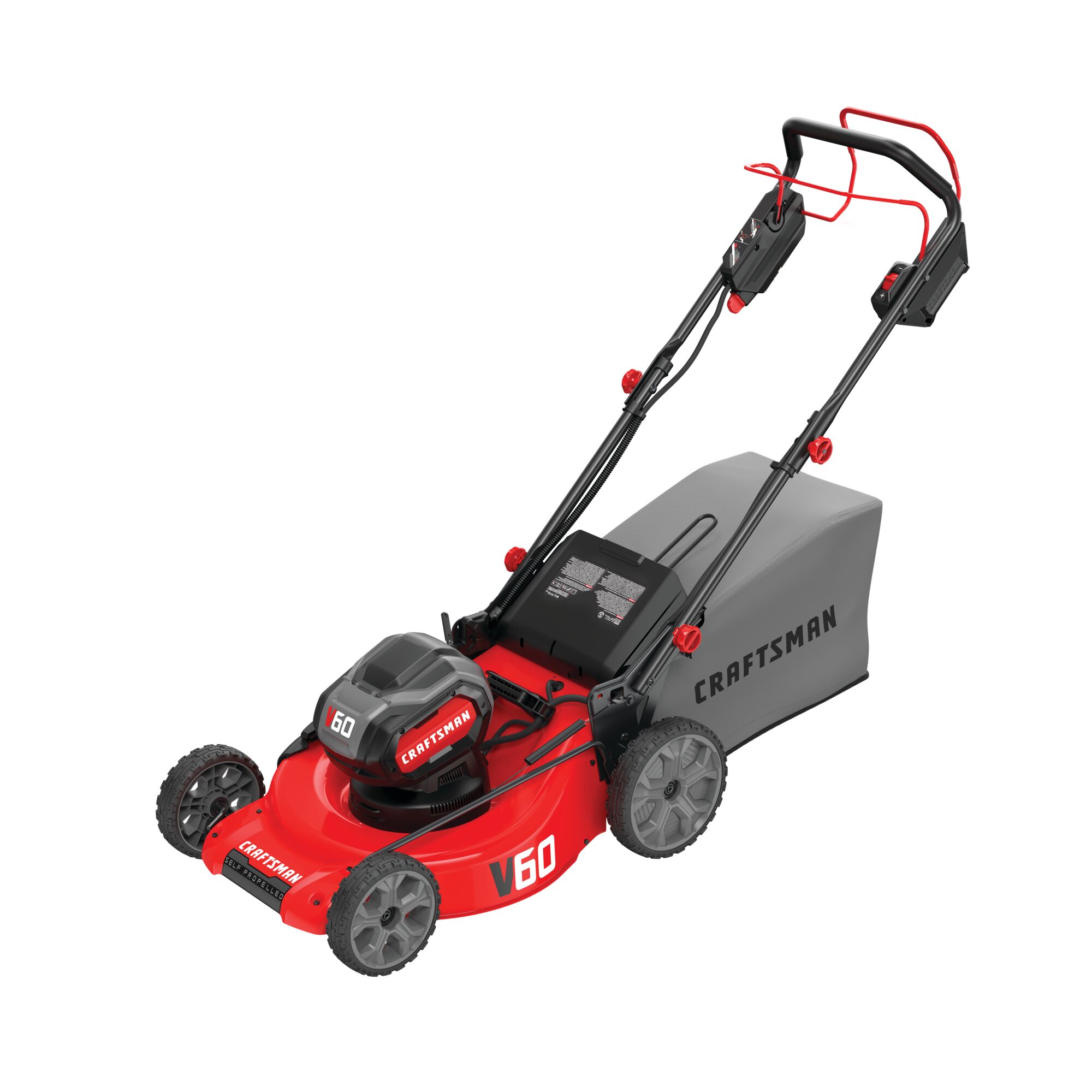 Volt 60 cordless 21 inch 3 in 1 self propelled lawn mower kit 7.5 Amp hour.