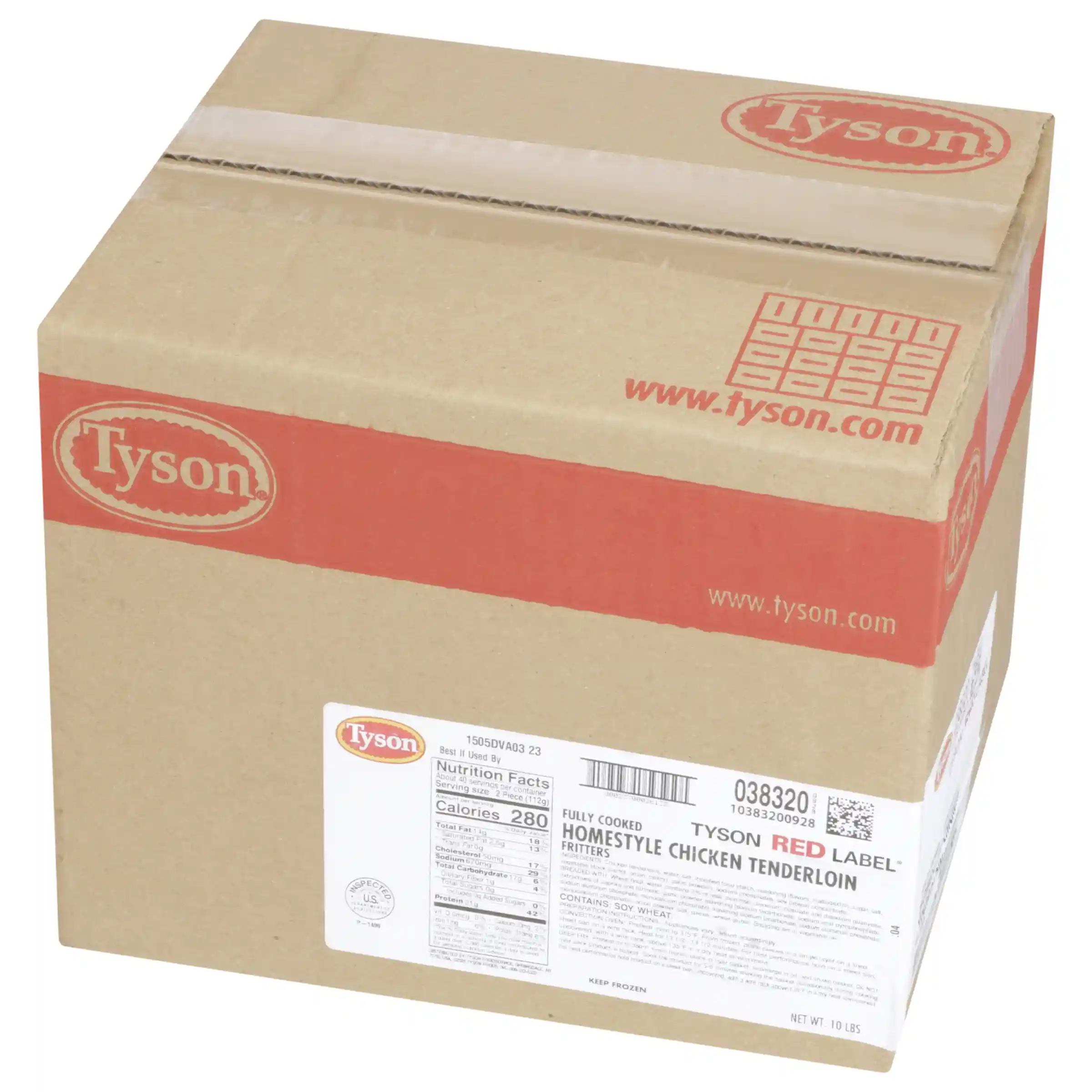 Tyson Red Label® Fully Cooked Homestyle Chicken Tenderloin Fritters _image_5