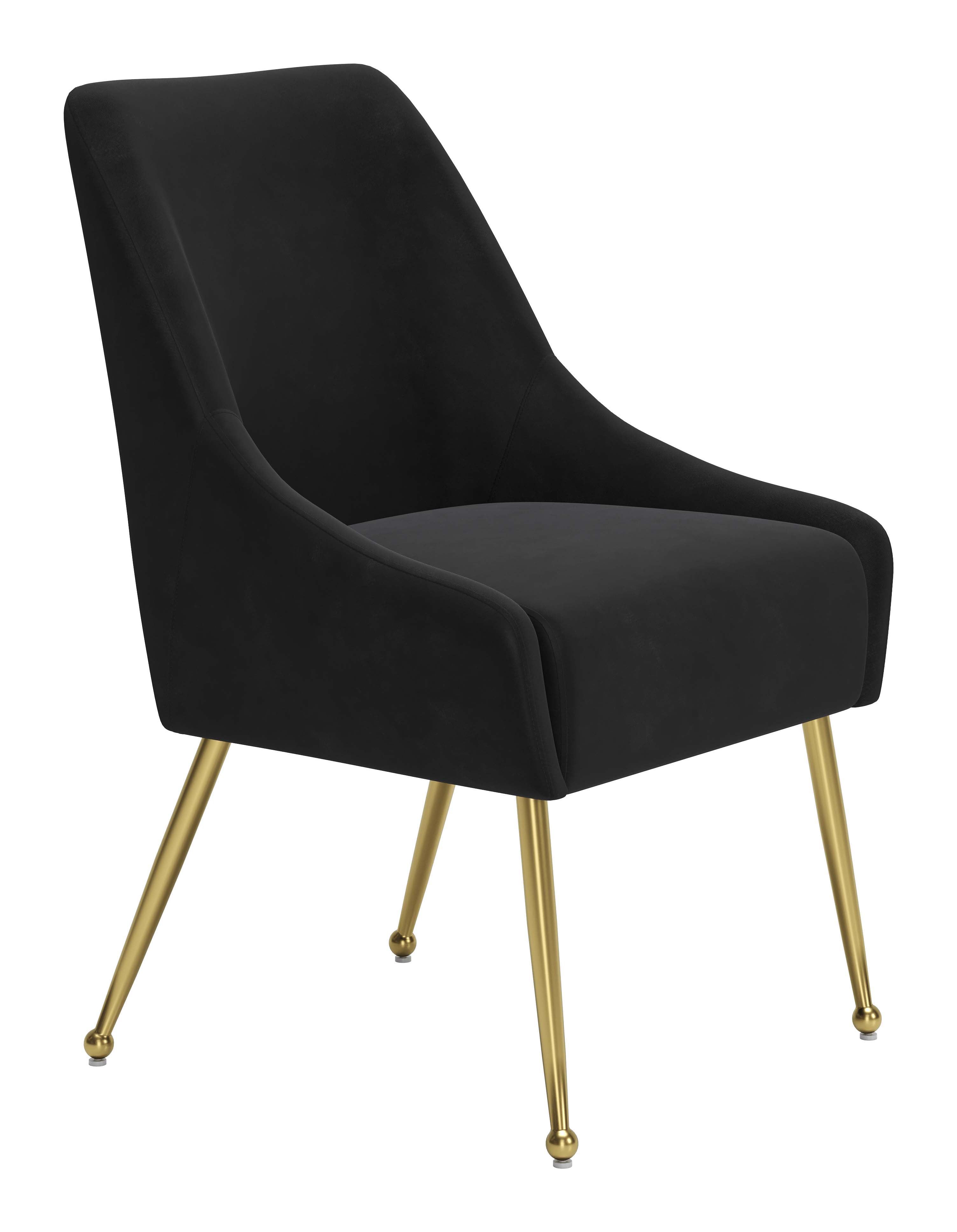 Maxine Dining Chair Black & Gold product image