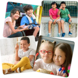 Inclusion Puzzles, Set of 4
