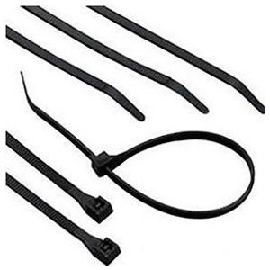 8.00 L x 0.095 in. W UV Black Nylon Standard Duty Cable Ties