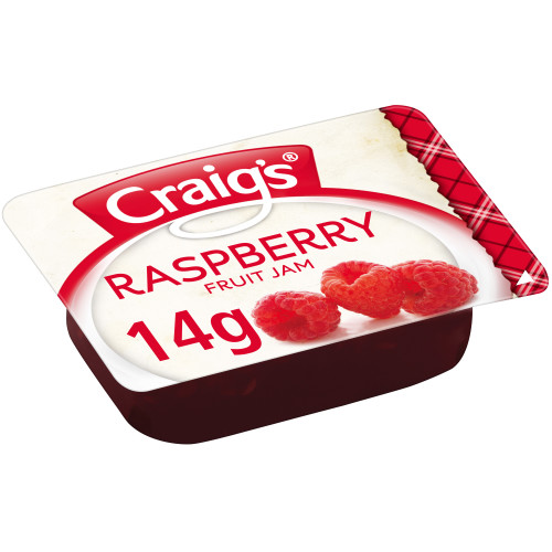  Craig's® Raspberry Jam Portion 300 x 14g 