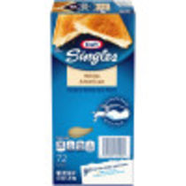 Kraft Singles White American Cheese Slices 48 oz Box (72 Slices)