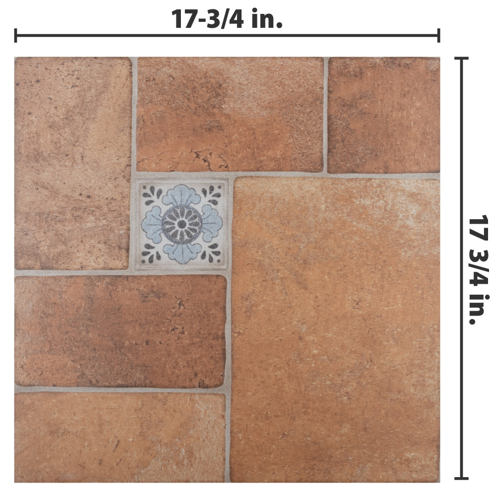 Tovar Cotto 17-3/4 in. x 17-3/4 in. Ceramic Floor and Wall Tile