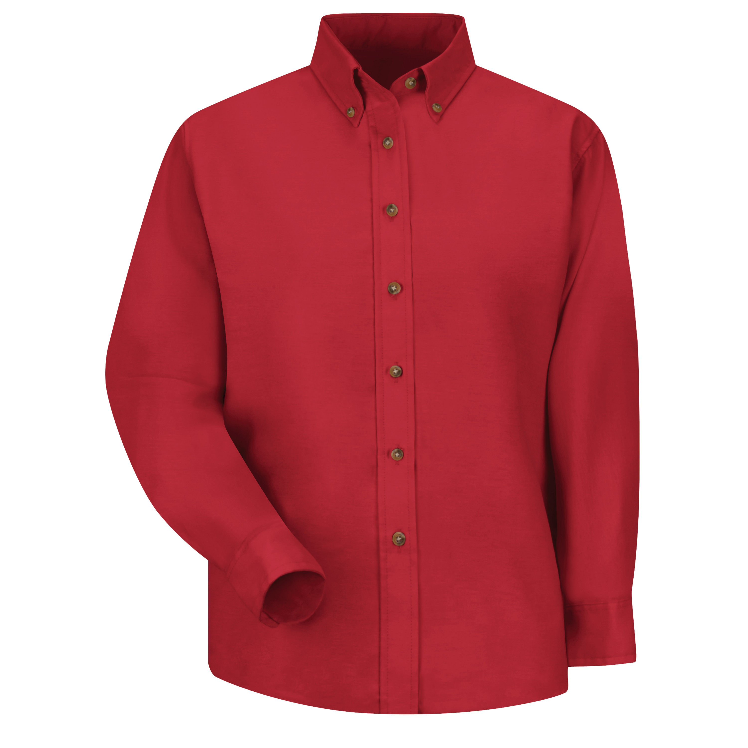 Camisa de vestir de popelina de manga larga Red Kap para mujer - Imagen 15 de 17