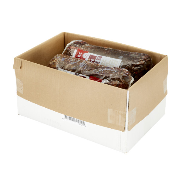 HORMEL(r) Prime Rib, Rare, 10%, No Roll, Wet Pack, Frozen, 2 pc . C1RM - Front Right Open Case (Hi Res)