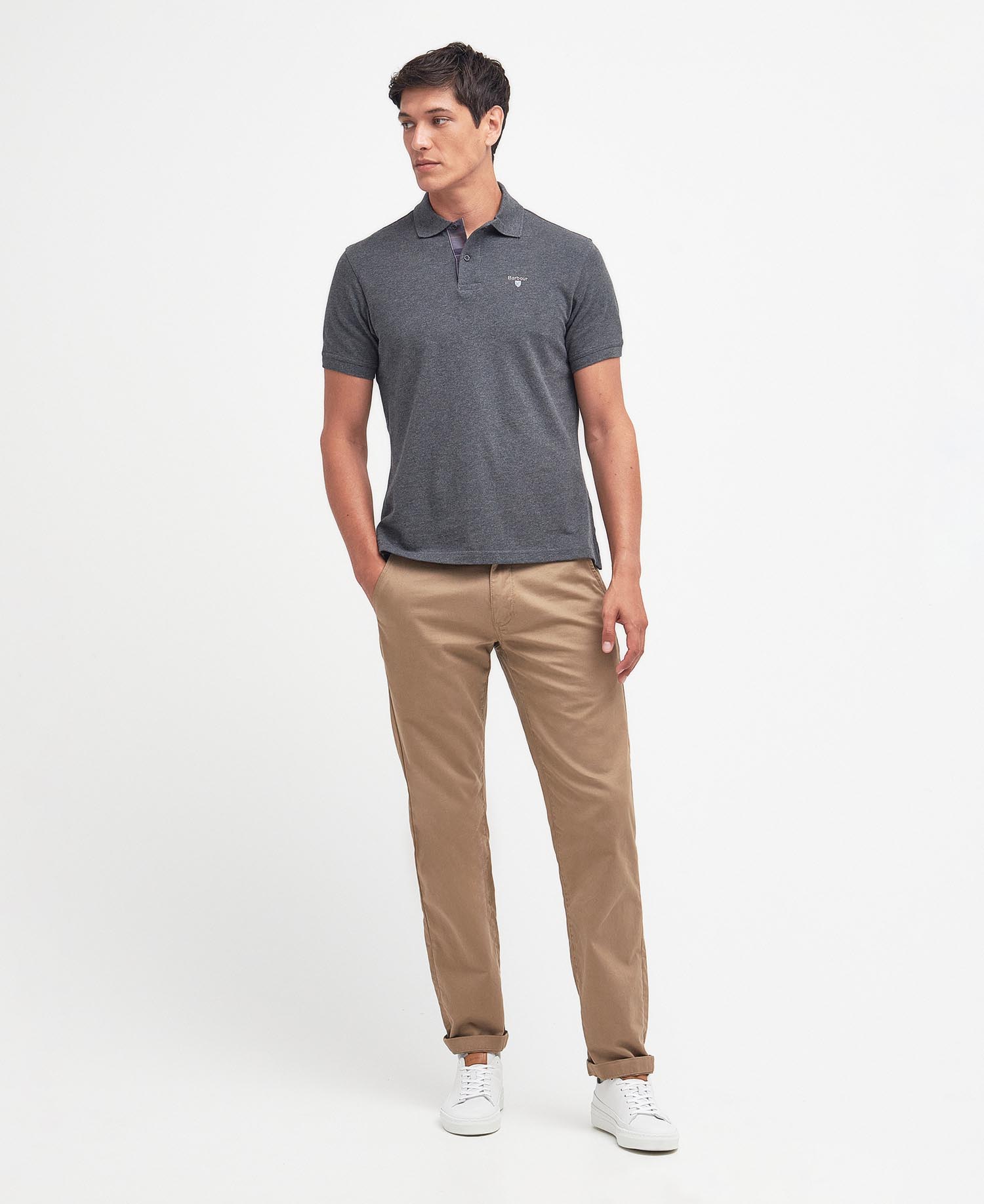 Tartan Pique Polo Shirt image number 1