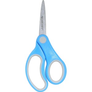 Soft Handle 5" Kids Scissors, Pointed, Assorted Colors (No Color Choice)