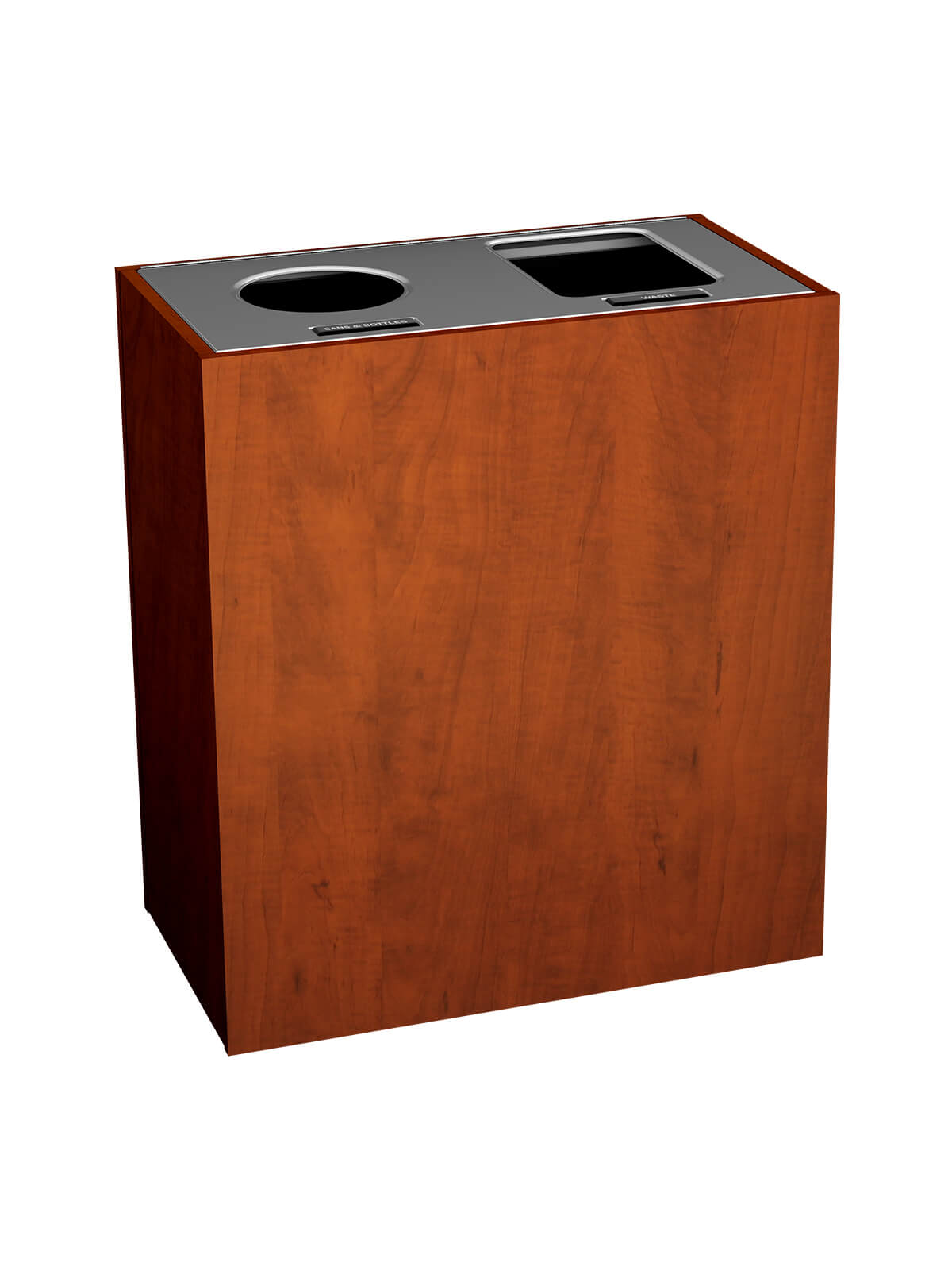 Busch Systems Aristata Series double in midsummer flame with circle and full openings and lid labels