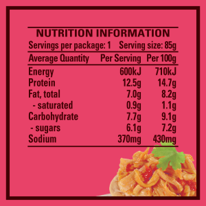  Heinz® Shredded Chicken Sweet Chilli 85g 