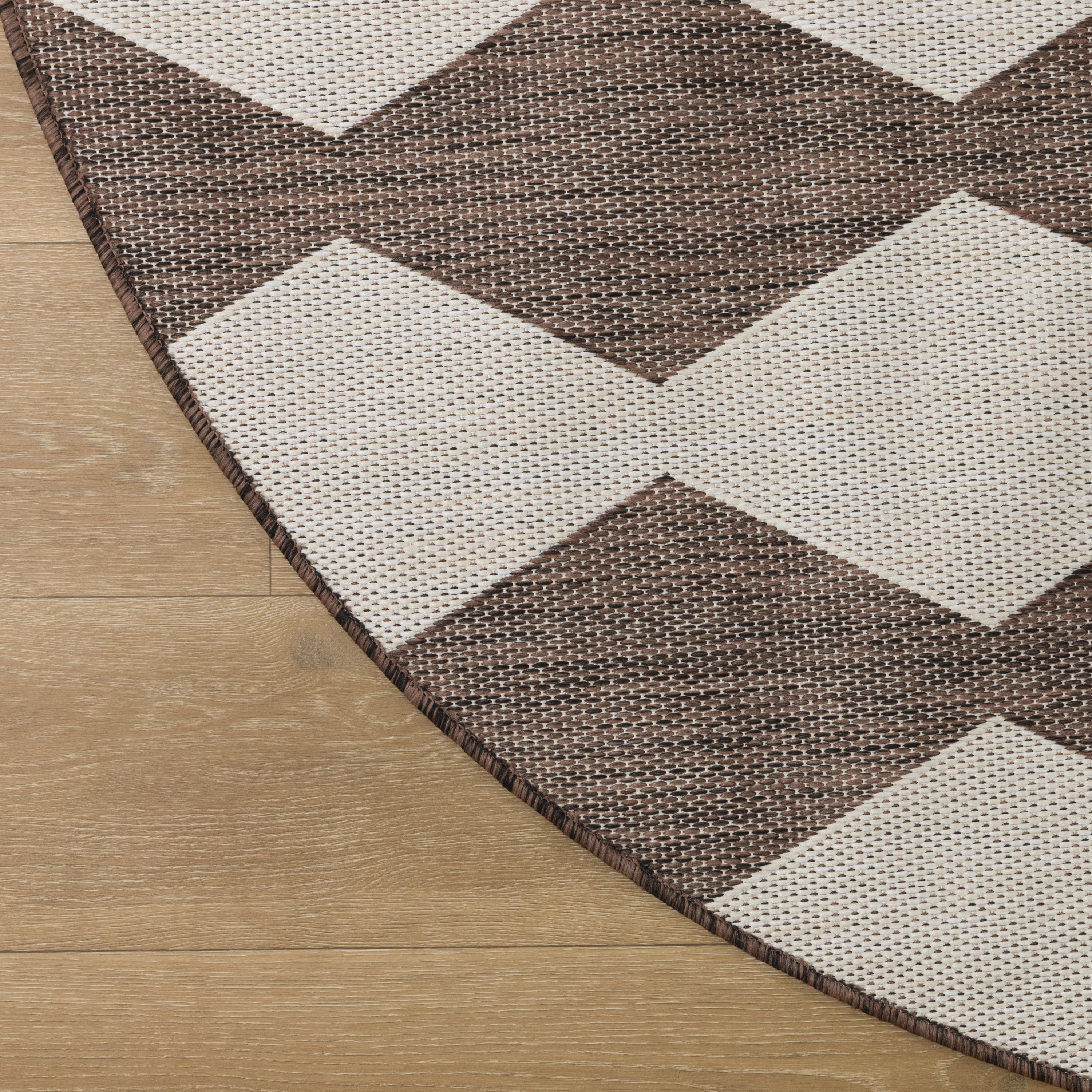 Nourison Positano 6' x Round Natural Modern Rug