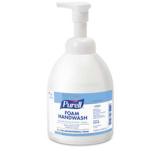 GOJO, PURELL®, Antimicrobial Foam Handwash with 2% CHG Foam Soap,  535 mL Bottle