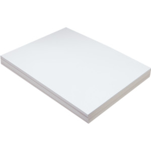 Medium Weight Tagboard, White, 9" x 12", 100 Sheets