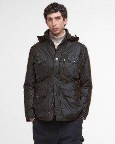 Winter Sapper Waxed Jacket Dark Brown/Midnight Oak