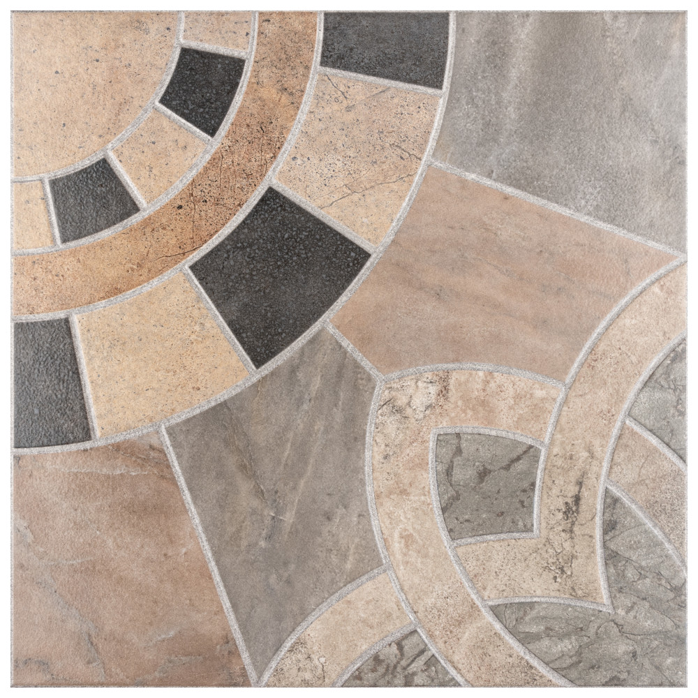 Cartago Azul 17-3/4 in. x 17-3/4 in. Ceramic Floor and Wall Tile