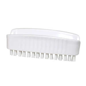 Impact, 3.5in, Hand and Nail Brush, Nylon Bristles, White