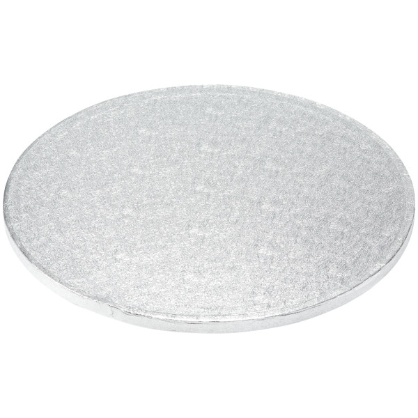 12" Round Silver Foil Cake Board