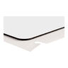 B30 Series Raised Panel Polyester Labels, 2.4" H x 2.4" W, Roll of 145 Labels, White