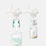 Available Adapters: Pump directly into your milk storage bags with the Advanced Breast Milk Storage Bag Adapters (sold separately). Pump directly into your Balance + Wide Bottles with the Balance + Wide Pump Adapters (sold separately).
