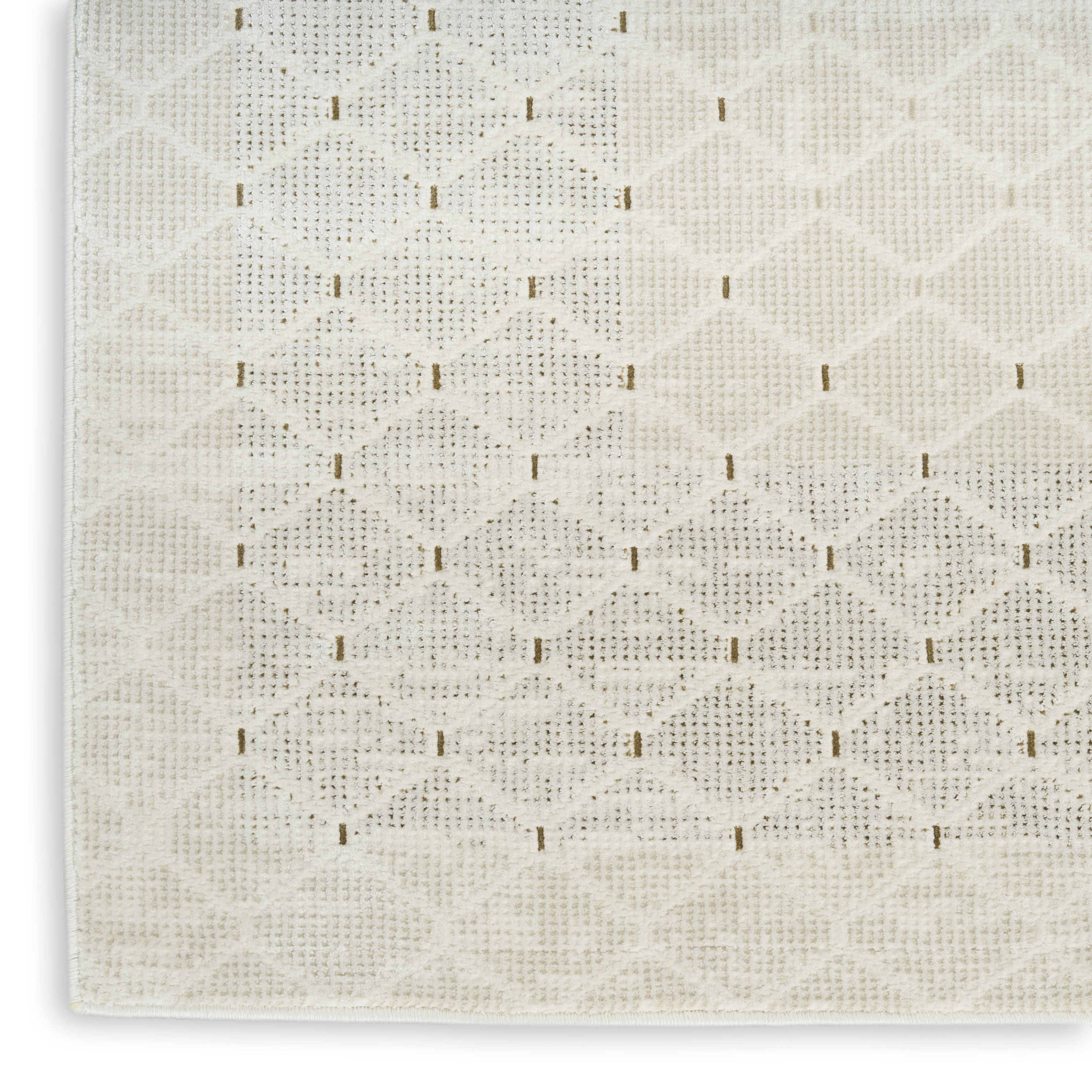 DKNY Grand Street 2'2" x 10' Ivory Modern Indoor Rug