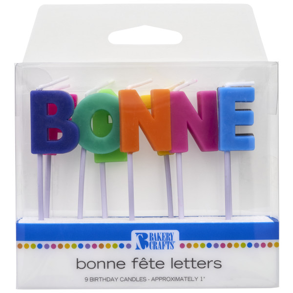 Bonne Fête Letters Specialty Candles