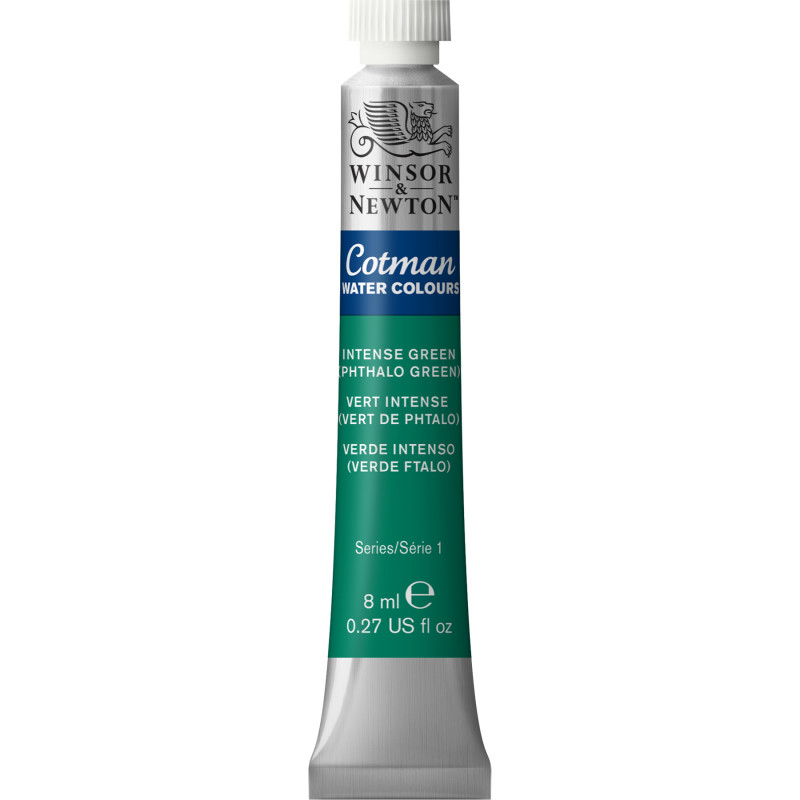 Cotman Watercolor Paint, 8 mL Tube, Intense Phthalo Green